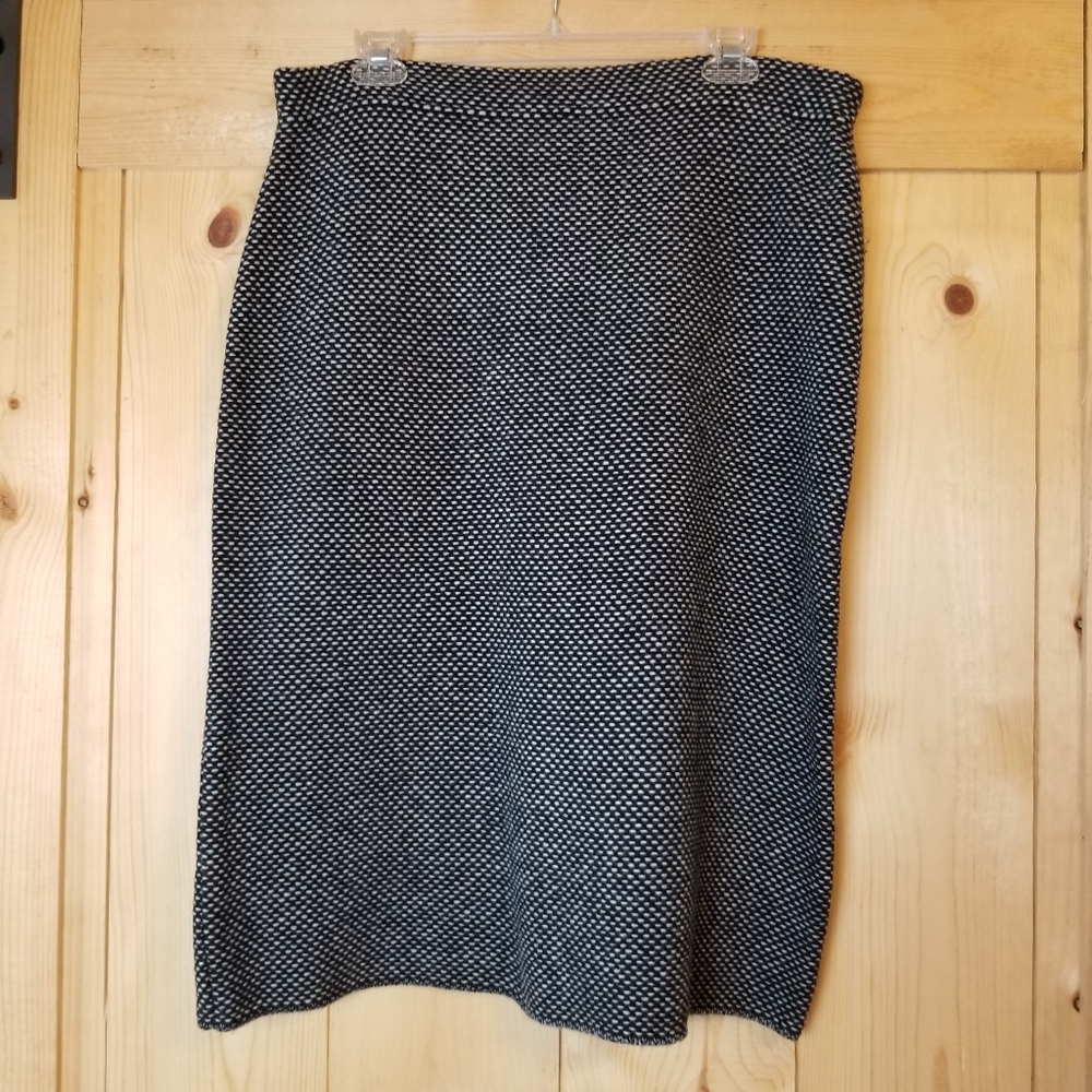 Talbots Wool Blend Tweed A-Line Skirt